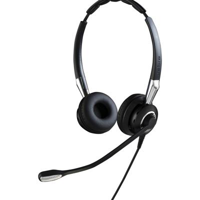 Jabra Biz 2400 II QD Duo NC Wideband Headset Bedraad Hoofdband Kantoor/callcenter Zwart