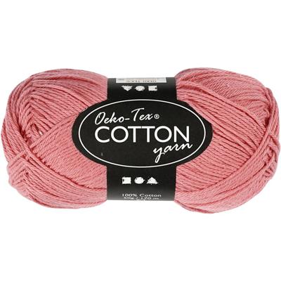 Creativ Company Katoengaren, donkerroze, 50gr, 170m