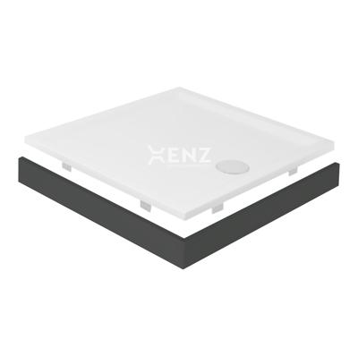 Xenz vloerplint voor Mariana douchebak antraciet mat