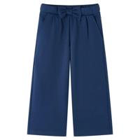 VidaXL Kinderbroek met wijde pijpen 140 marineblauw - thumbnail