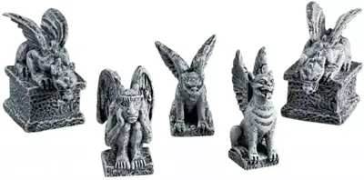 Lemax gargoyles s/5 halloween figuur Spooky Town 2005