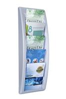 Paperflow wandfolderhouder zilver - thumbnail