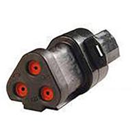 TE Connectivity DT04-3P-E005 Male behuizing (kabel) DT Totaal aantal polen: 3 Inhoud: 1 stuk(s) - thumbnail