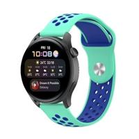 Garmin Venu 2 & 3 - Sport Edition Siliconen band - Mintgroen + blauw - thumbnail