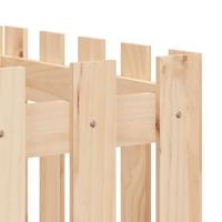 Plantenbak verhoogd met hekontwerp 200x50x50 cm grenenhout - thumbnail