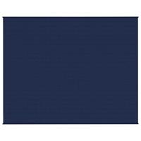 Verzwaringsdeken 235x290 cm 11 kg stof blauw - thumbnail