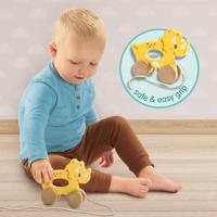 SES houten trekdier 2 in 1 - triceratops - thumbnail