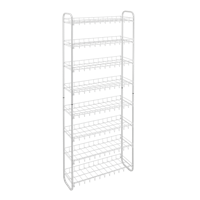 Metaltex shoe schoenenrek 8 etages 64x23x165 cm wit - thumbnail