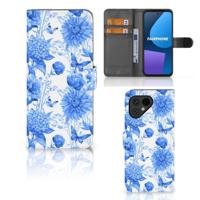 Hoesje voor Fairphone 5 Flowers Blue - thumbnail
