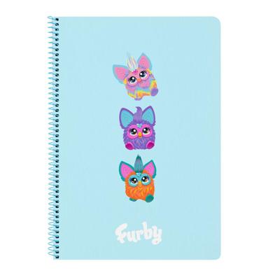 Safta FURBY Notitieboek, 80 vellen, hardcover, ideaal voor kinderen van verschillende leeftijden, comfortabel en veelzijdig, kwaliteit en duurzaamheid, 21,5 x 31 cm, lichtblauw, M, casual, Lichtblauw