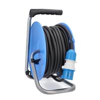 Schwabe CEE Camping Verlenghaspel 230V Neopreen H07RN-F 3x2,5 16A IP44 25m - thumbnail