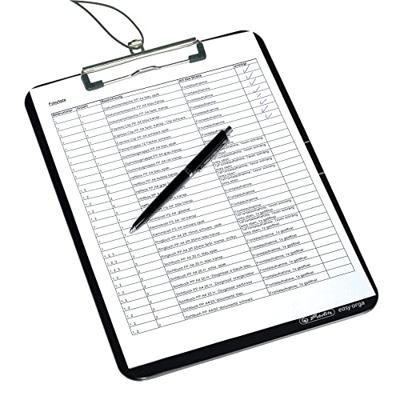 Herlitz Klembord 11205663 Opaak-zwart (b x h x d) 22.5 x 31.5 x 1.3 cm