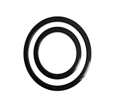 Gibraltar Hardware SC-GPHP-4B 4 inch Port Hole Protector zwart