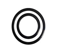 Gibraltar Hardware SC-GPHP-4B 4 inch Port Hole Protector zwart - thumbnail