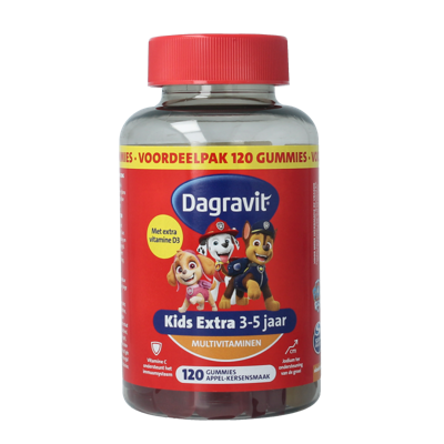 Dagravit Kids-xtra 3-5 jaar 120 Gummies Dagravit Kids-xtra 3-5 jaar 120 Gummies