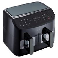 Friggitrice ad Aria Calda - MEDION - P20 XXL Twin - 2600 W - 2 cestelli - 9 programmi - Nera - thumbnail