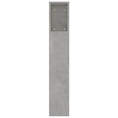 Hoofdbordkast 220x18,5x104,5 cm betongrijs