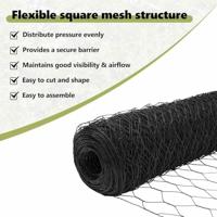 VidaXL Hexagon hek grijs 0,6 x 50 m pvc - thumbnail