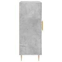 Dressoir 69,5x34x90 cm bewerkt hout betongrijs - thumbnail