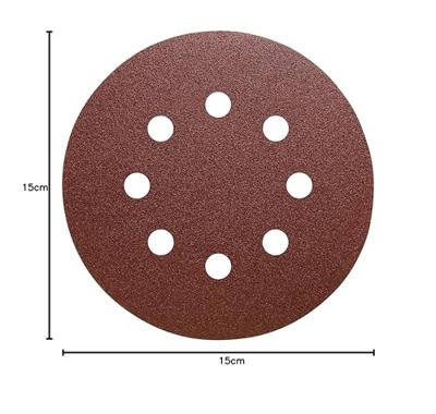 Klingspor Schuurpad met klitbevestiging | 150 mm korreling 80 | voor hout / metaal korund | 50 stuks - 6936 6936