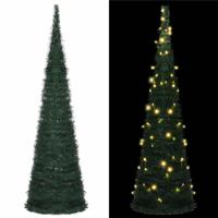 Kunstkerstboom met verlichting pop-up 150 cm groen - thumbnail
