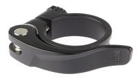 TranzX zadelpenklem met snelspanner 31.8ø zwart op kaart - thumbnail