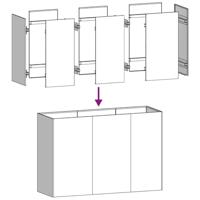 Plantenbak 120x40x80 cm gegalvaniseerd staal - thumbnail