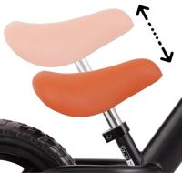 AMIGO Hopper Loopfiets 12 Inch Junior Matzwart - thumbnail