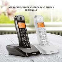 Draadloze telefoon Motorola S1202 Duo Zwart/Wit - thumbnail