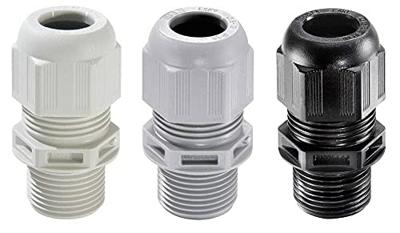 Wiska 10061690 Wartel M12 Polyamide Zwart (RAL 9005) 50 stuk(s)