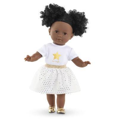 Corolle topje en rok set voor poppen van 36cm - ivoor/goud
