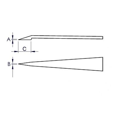 Knipex ESD Kunststofpincet | 115 mm Lengte - 92 09 02 ESD