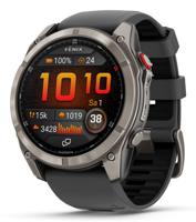 Garmin fēnix 8 Pro 3,56 cm (1.4") AMOLED 51 mm Digitaal 454 x 454 Pixels Touchscreen Grafiet, Titanium Wifi GPS - thumbnail