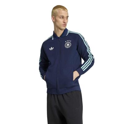 adidas Duitsland Originals Anthem Trainingsjack Donkerblauw Lichtblauw Wit