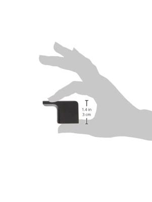 Handdoekhaak 2PCS Sapho Pirenei 2x5.3 cm Mat Zwart Sapho