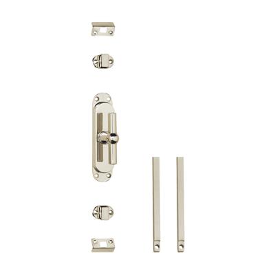 Intersteel set T-kruk-espagnolet incl. stangenset 2x125cm - nikkel glans