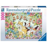 Ravensburger Puzzel Kattenvriendschap 1000 Stukjes - thumbnail