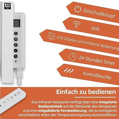 SHX Infraroodpaneel 700 W 14 m² Wit