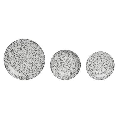 Serviesset Home ESPRIT Lichtgrijs Porselein 18 Onderdelen