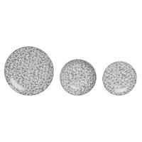 Serviesset Home ESPRIT Lichtgrijs Porselein 18 Onderdelen - thumbnail