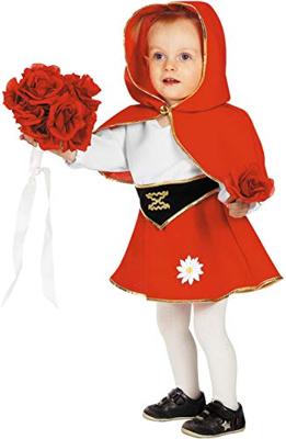 Rood jurkje met cape