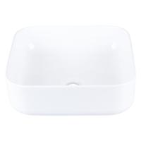 Waskom Differnz Guido Vierkant 39x39x14.5 cm Keramiek Wit - thumbnail