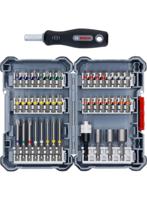 Bosch Accessoires 44+1 delige schroefbitset en doppen in cassette - 2607017692 - thumbnail