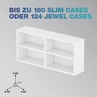 Glorious CD Box 180 CD-meubel, wit - thumbnail