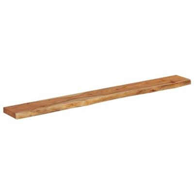 Wandschap rechthoekig natuurlijke rand 160x20x3,8 cm acaciahout Wandschap rechthoekig natuurlijke rand 160x20x3,8 cm acaciahout