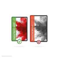 Displex Tabletglas voor Samsung Galaxy Tab S7/S8, harde beschermfolie (9H), ecologisch L-montageframe, onbreekbaar, ultradun, onzichtbaar - thumbnail