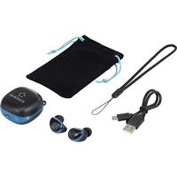 Renkforce RF-BTK-200 In Ear oordopjes Bluetooth Blauw, Zwart Headset - thumbnail