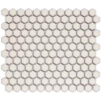 Mozaiek Barcelona Hexagon Zacht wit 2,3x2,6 - thumbnail