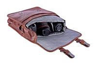 Alpenleder Cameratas Reporter brandy - thumbnail