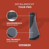 CONTEC handvatten "tour pro" ct grips tour pro 135 mm, black/grey - thumbnail